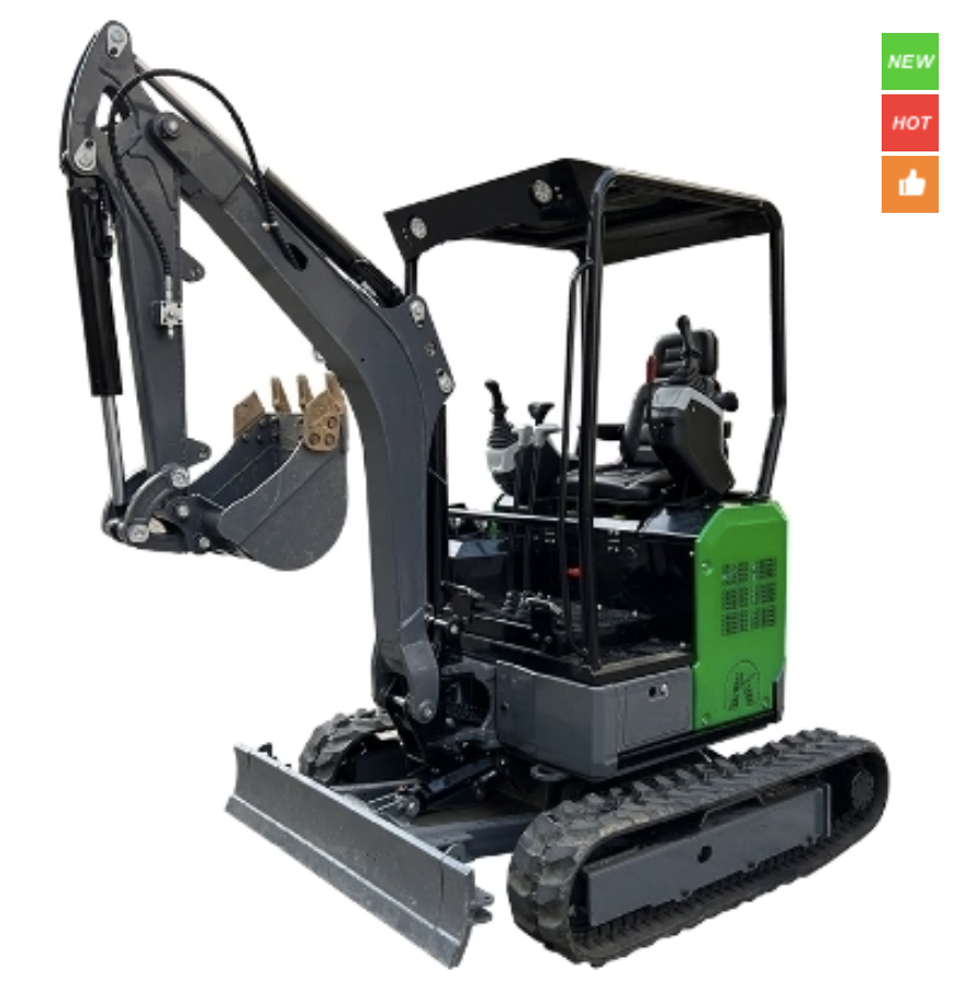 excavator 2Ton Mini Hydraulic Excavator PC20 Rubber Crawler Excavator