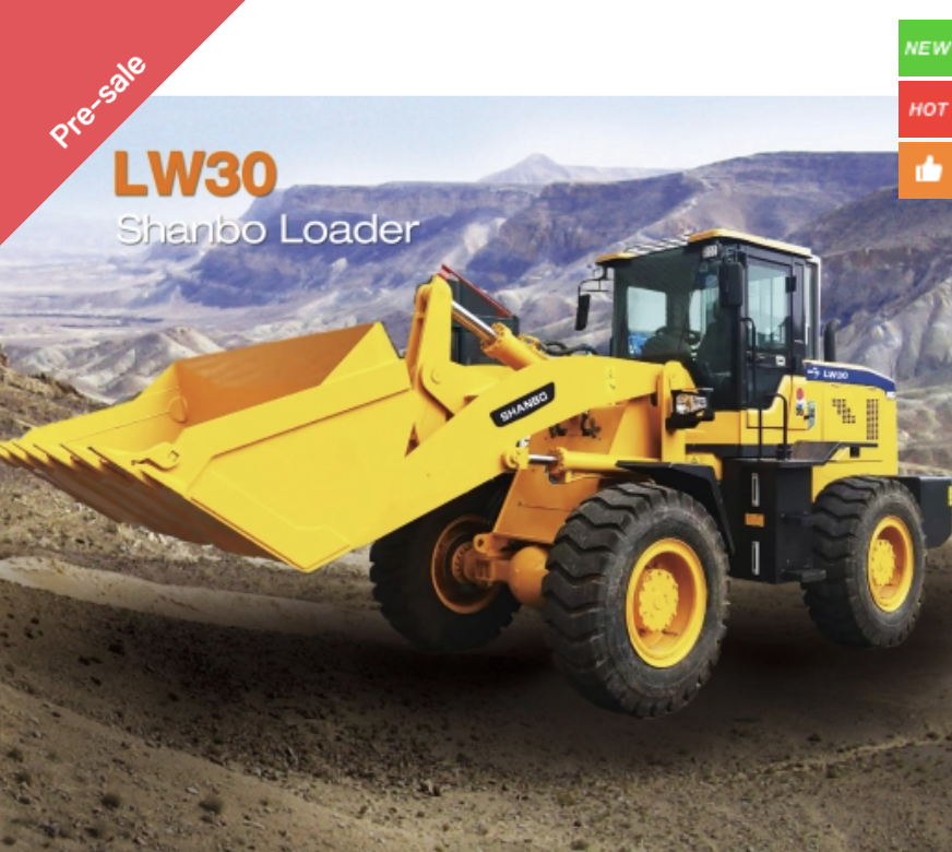 excavator Shanbo loader