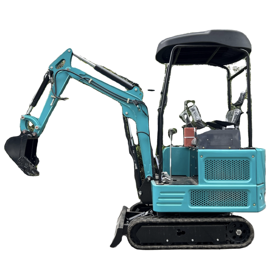 excavator PC18 Mini Hydraulic Excavator 1.8 Ton 2Ton Rubber Hydraulic Excavator