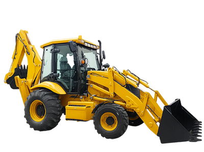 Shanbo Backhoe Loader 4WD Four-wheel Drive for Rough Terrain